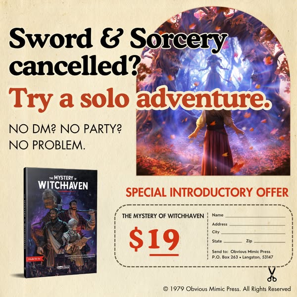 Game Night Cancelled? Play Solo 5e!