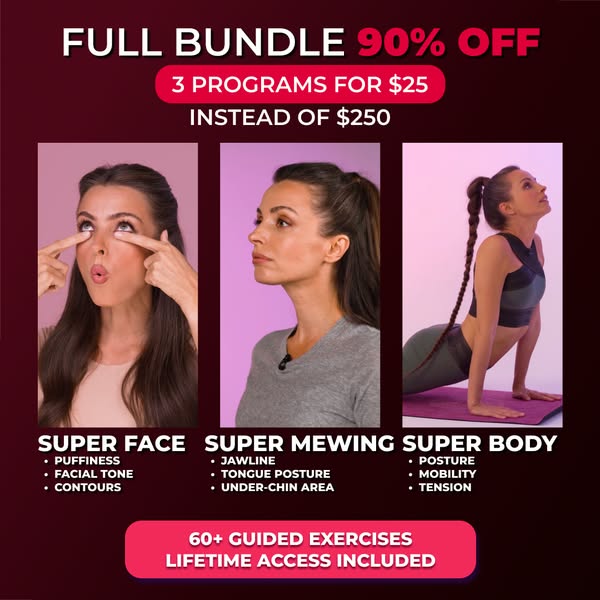 Super Bundle: Face, Mewing & Body Programs | TakeClass