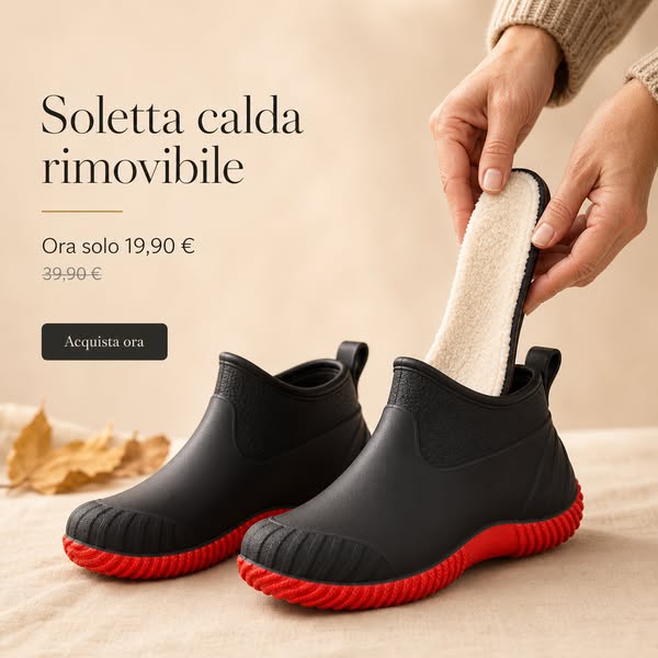 Stivali da pioggia corti da Donna, impermeabili