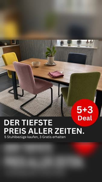 5 + 3 & Kostenloser Versand
