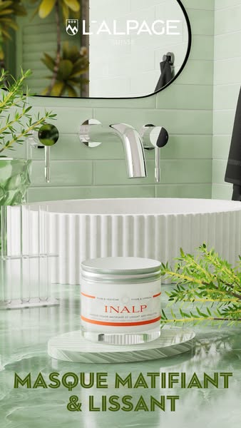 Masque Visage Matifiant & Lissant Anti-Pollution Inalp