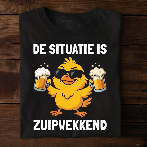 Ook als trui, mok en pet verkrijgbaar.