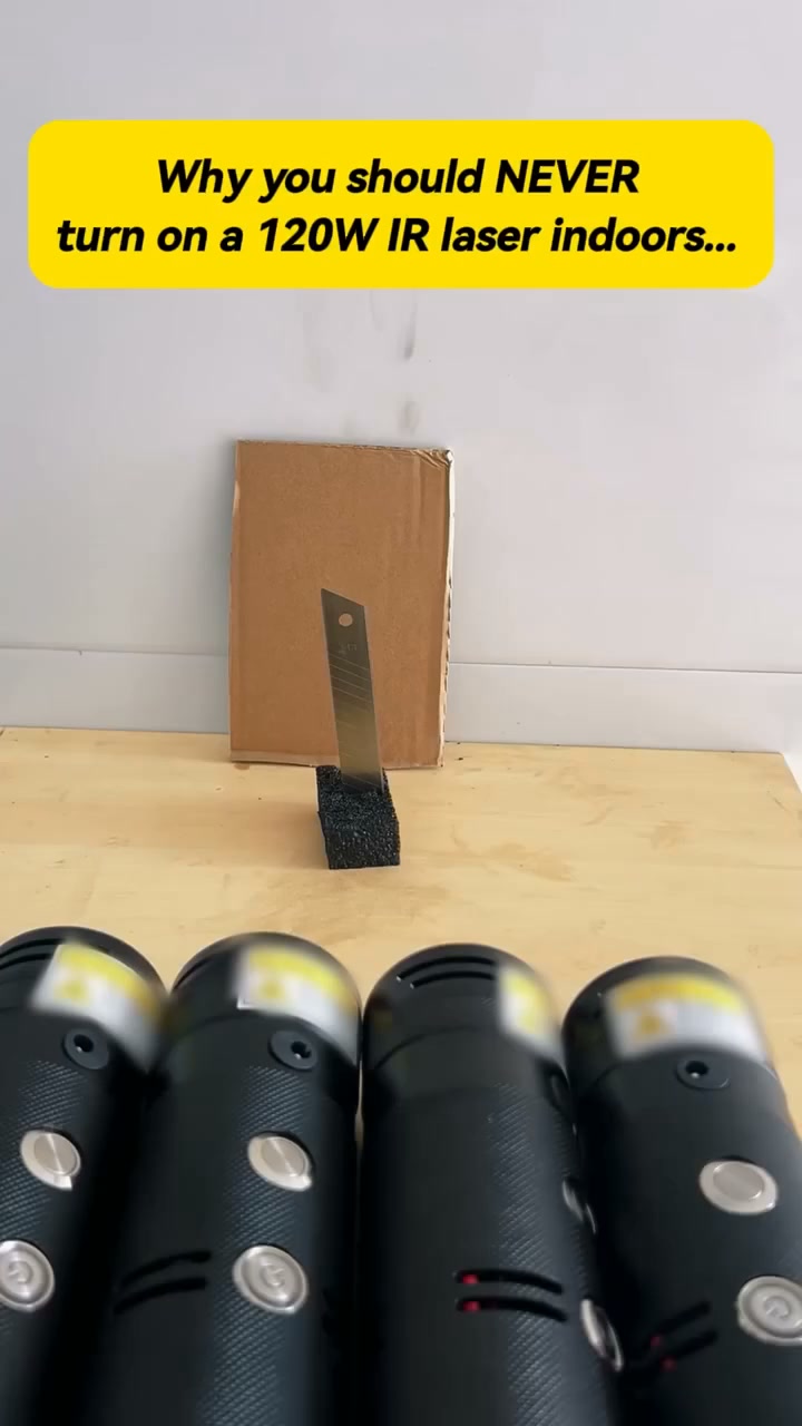 Adjustable Infrared Laser Pointer Built for Dark Environment Work