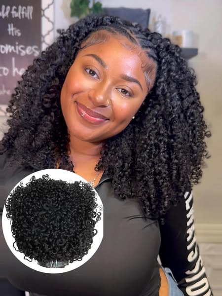 Your perfect curly clip in match for natural textures