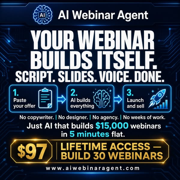 AI Webinar Agent Writes Your Script for You