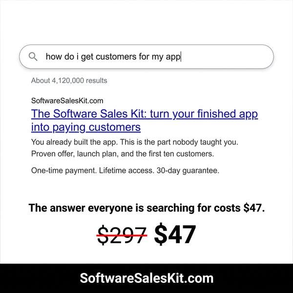 The $47 Software Business Kit (Was $297)