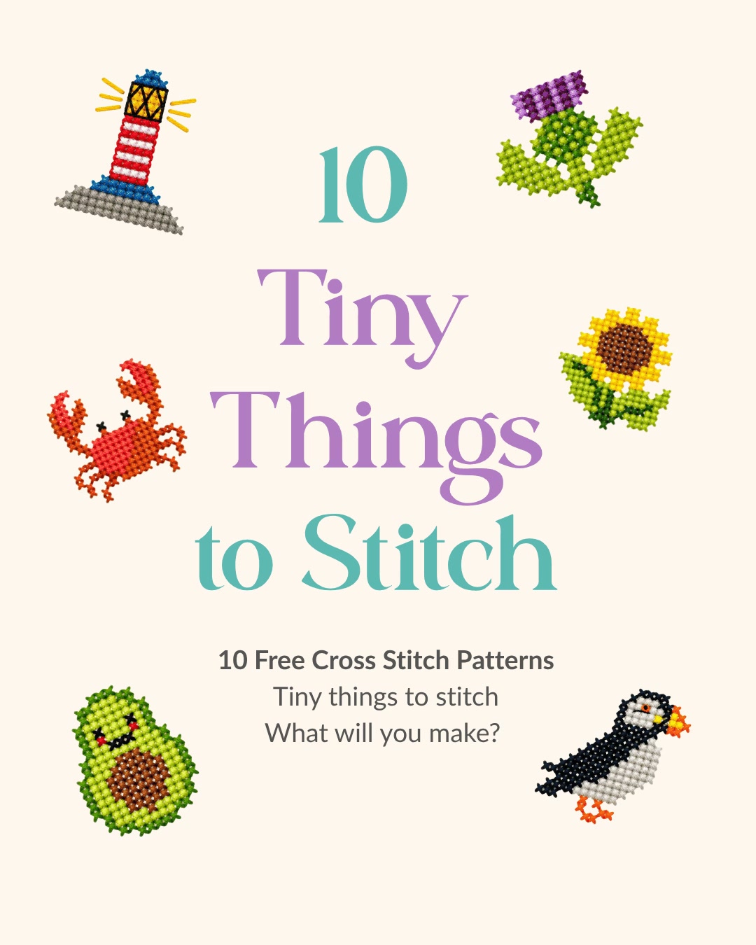 10 FREE Cross Stitch Patterns