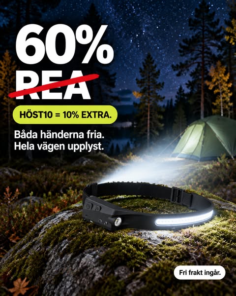 #1 rankad pannlampa 3 år i rad!
