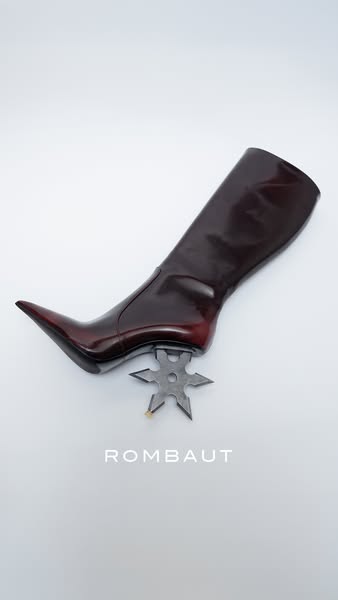 Shuriken Heel Burgundy - Rombaut - Footwear