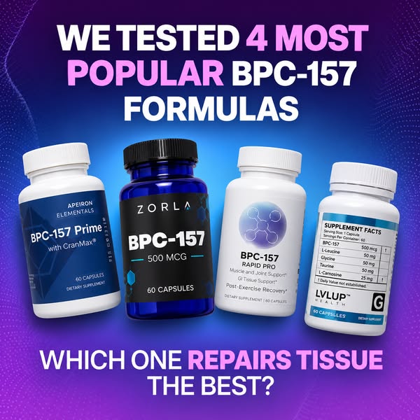 Top 4 BPC-157 Formulas Compared