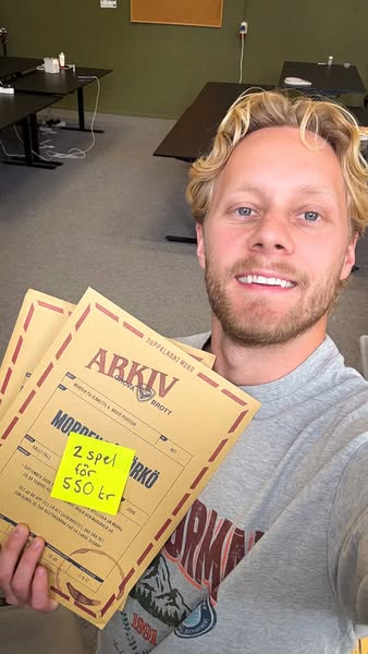 Beställ en mordgåta till bästa spelkvällen