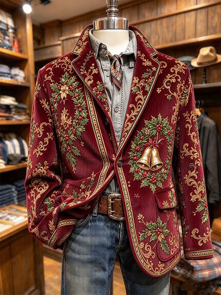 A Christmas Jacket That Actually Has Personality.