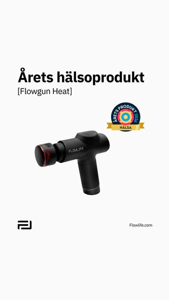 Flowgun Heat. Årets hälsoprodukt.