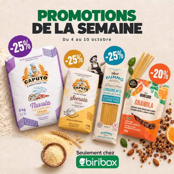 Les saveurs de l’Italie, maintenant en promo