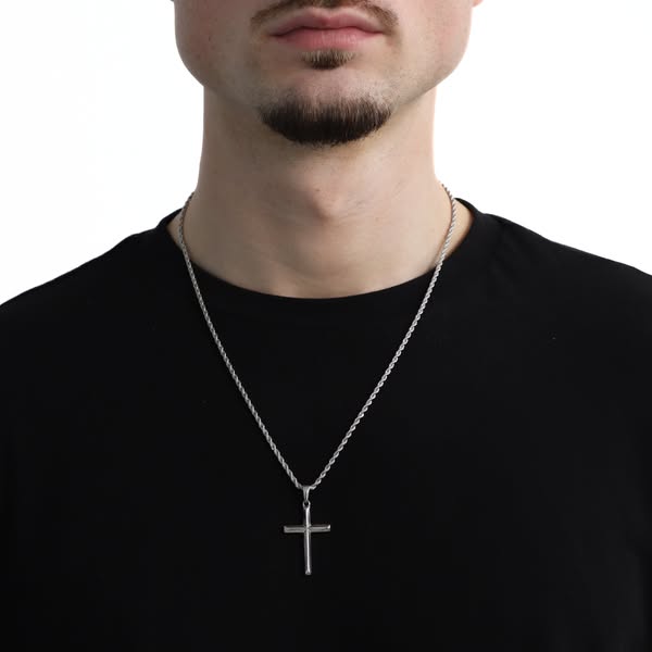 Silver Cross Pendant