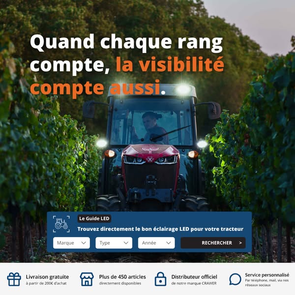Chaque rang, bien éclairé