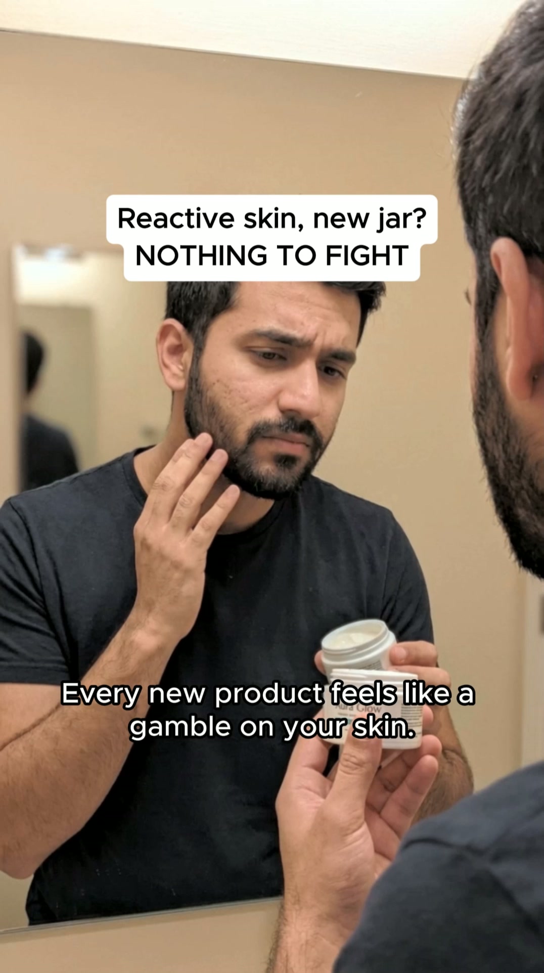 Five ingredients. Nothing to react to.