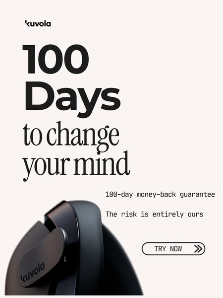 Try Kuvola 100-days risk-free
