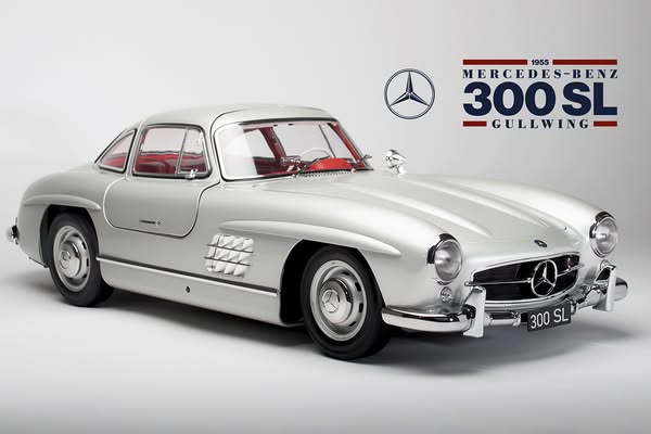 Mercedes-Benz 300SL "Gullwing" - 1:8 Maßstab