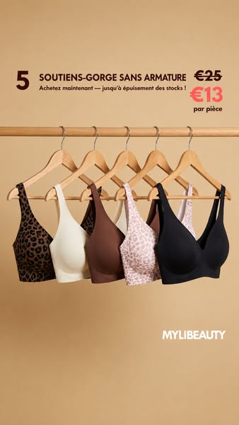 Des soutiens-gorge push-up sans armatures ?!