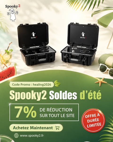 7 % de réduction sur tout le site Spooky2