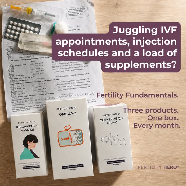 Your IVF supplements, sorted.