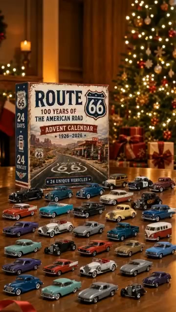 24 Days of Classic American Cars Advent Calendar – 24 Vintage Ride Collectibles for Car Lovers