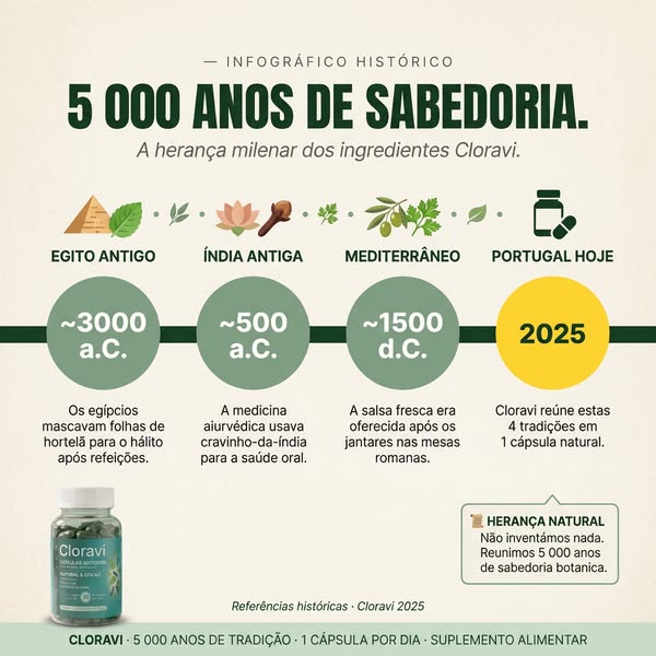 A pastilha disfarça, A Cloravi trata.