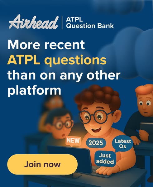 More recent ATPL questions than anywhere else