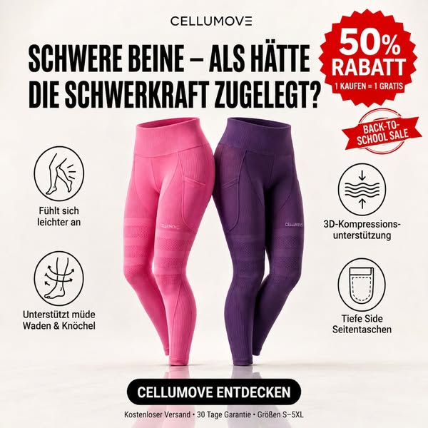 Schwere Beine nach einem langen Tag?
