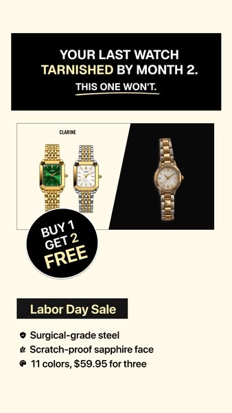 LABOR DAY: BUY 1 GET 2 FREE