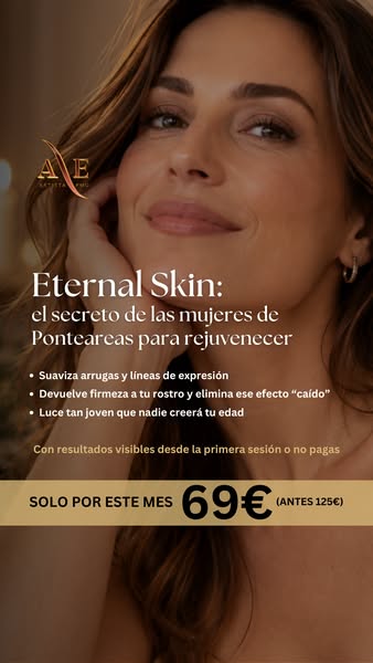 Rostro impecable, joven y elegante