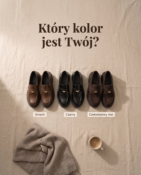 Loafersy Vittoria – czekoladowy mat