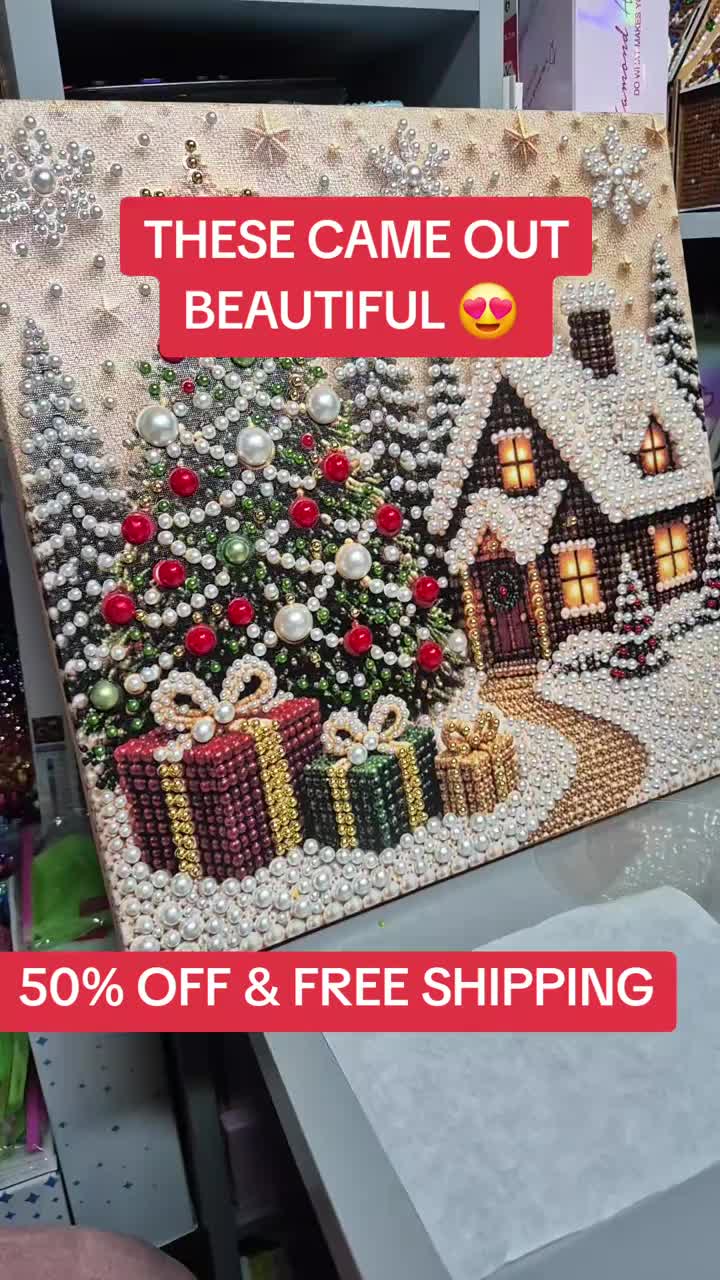 Christmas DIY Diamond Painting Ornaments