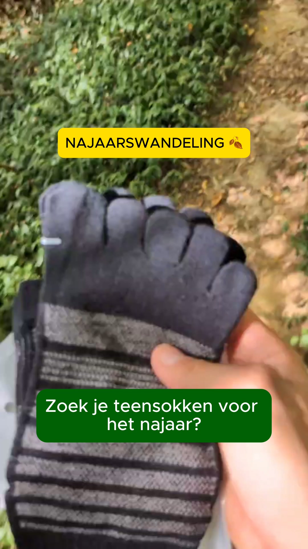 De ideale teensok voor het najaar