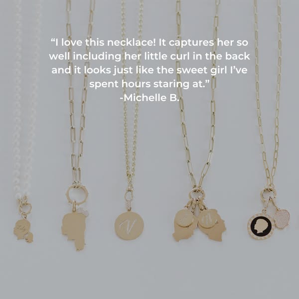 Custom Silhouette Necklaces