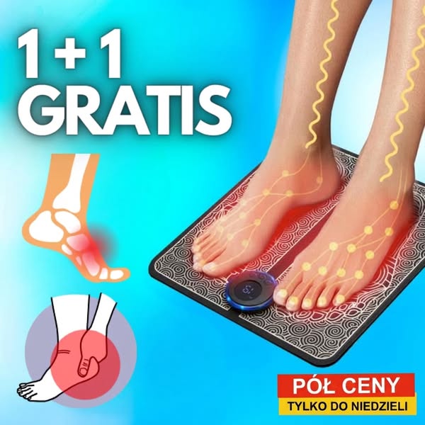 Masażer stóp EMS - zapomnij o obrzękach nóg +