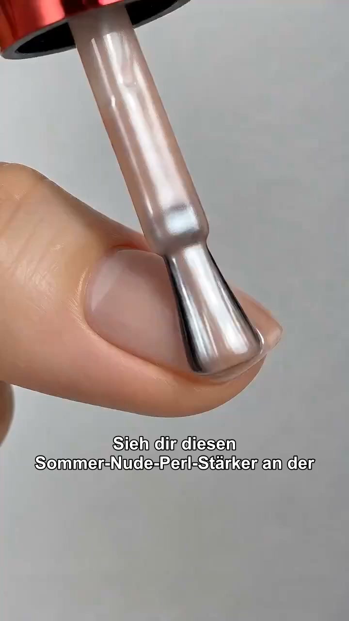 1 kaufen,1gratis dazu!!Lilafarbener, hochglänzender Spiegel-Nagelhärter-Lavendelglanz*2