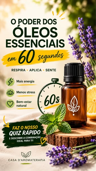 Encontra os teus 3 óleos