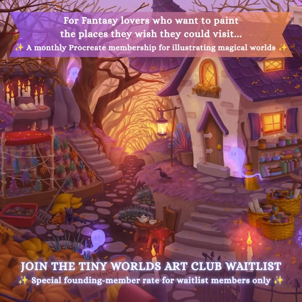 Join the Tiny Worlds Art Club Waitlist