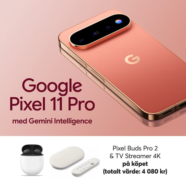 Google Pixel 11 Pro lanseringserbjudande.