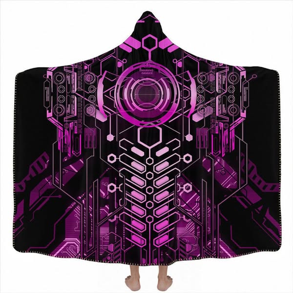 Protocol Zero Hooded Blanket - Ghostlink Edition