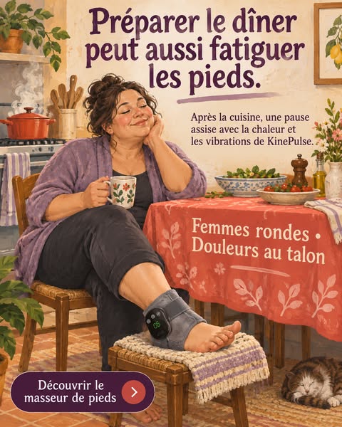 Une pause pour les pieds douloureux