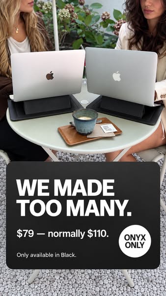 Black. $79. Until it's gone.