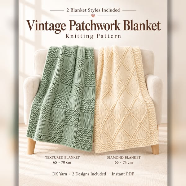 Instant PDF Knitting Pattern Download