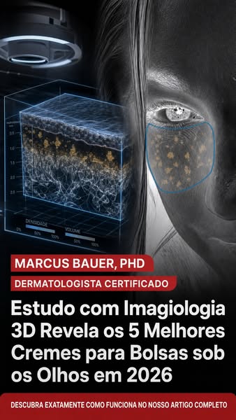 Estudo com Imagiologia 3D Revela os 5 Melhores Cremes para Bolsas sob os Olhos em 2026