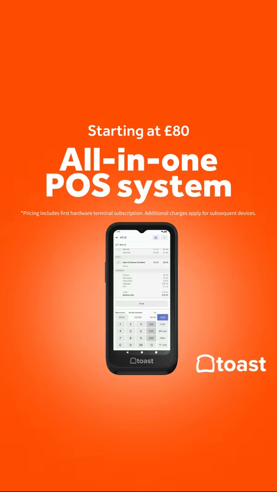 Starting at £80