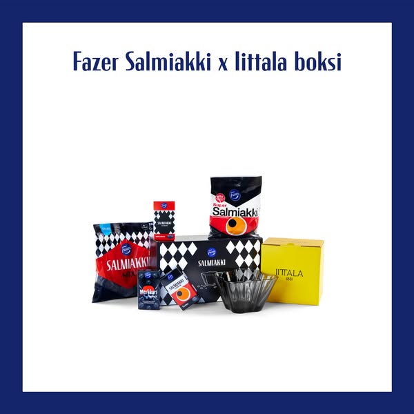 Fazer Salmiakki x Iittala boksi
