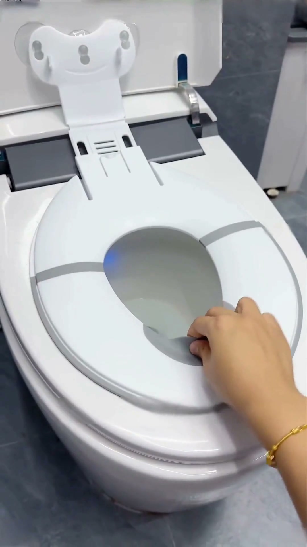 Siège de toilette pliable pour enfants