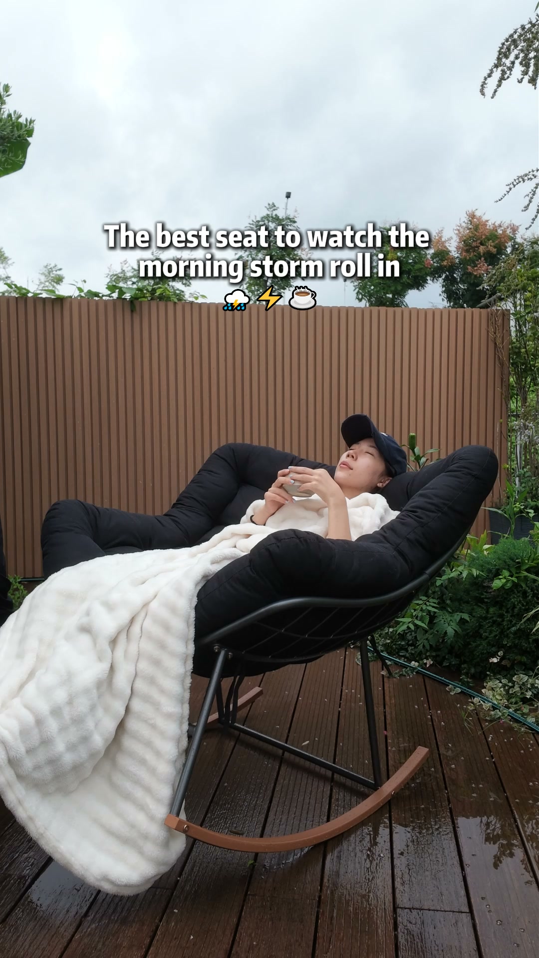 The Ultimate Storm-Watching Cosy Chair